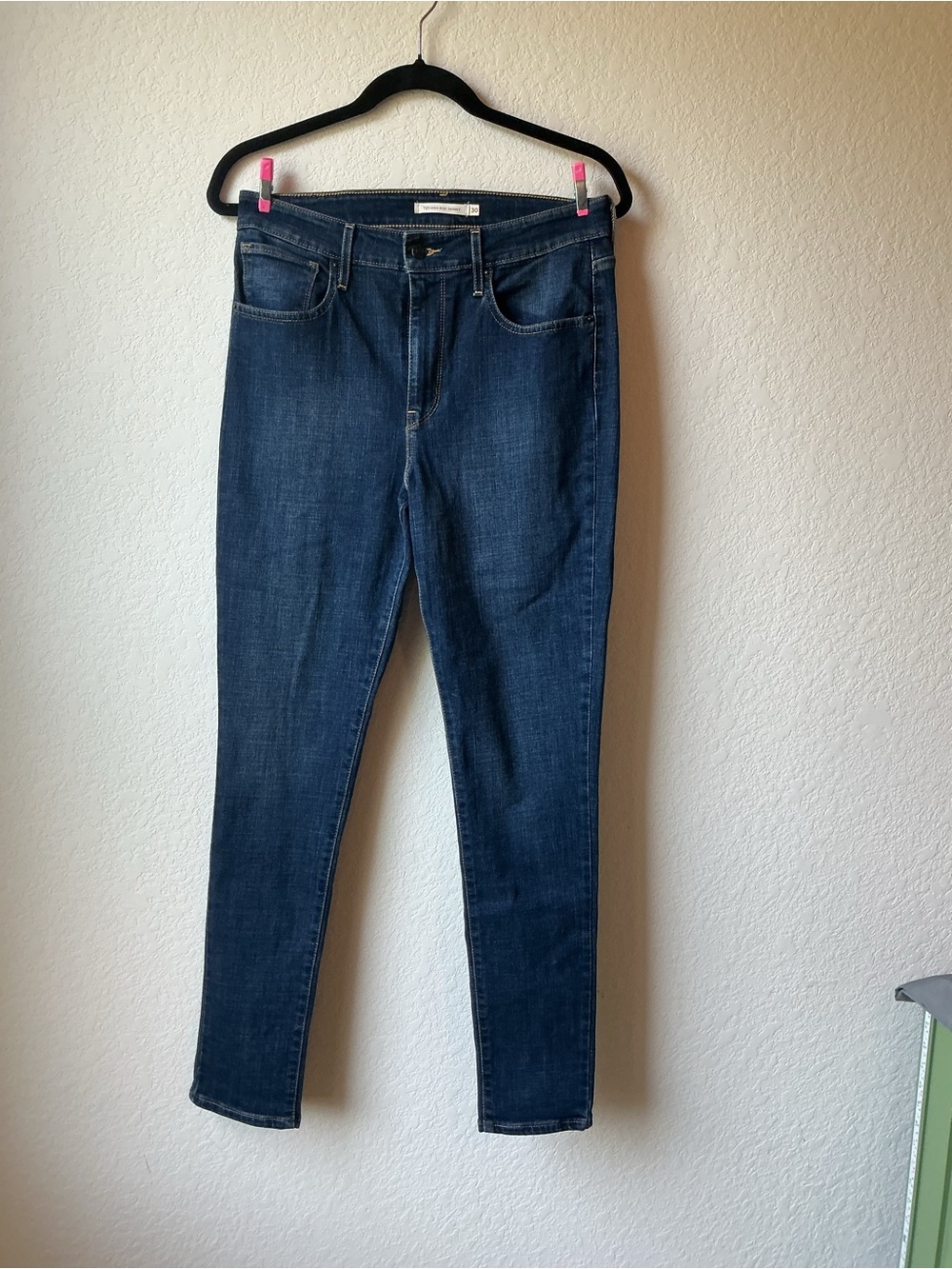 Levi's 721 High Rise Skinny Jeans Dark Wash Size 30